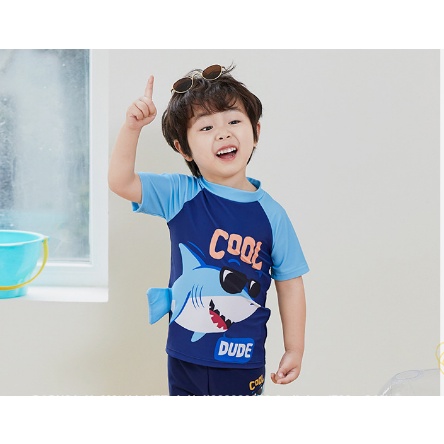 [10 -35kg] Đồ Bơi Cho Bé Trai/ Áo Tắm Bé Trai  Hình Cá Mập Mã BT-21