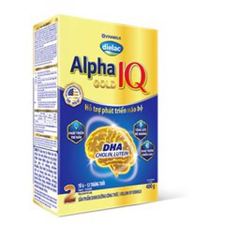 Sữa bột vinamilk dielac alpha gold step 2 - hộp giấy 400g