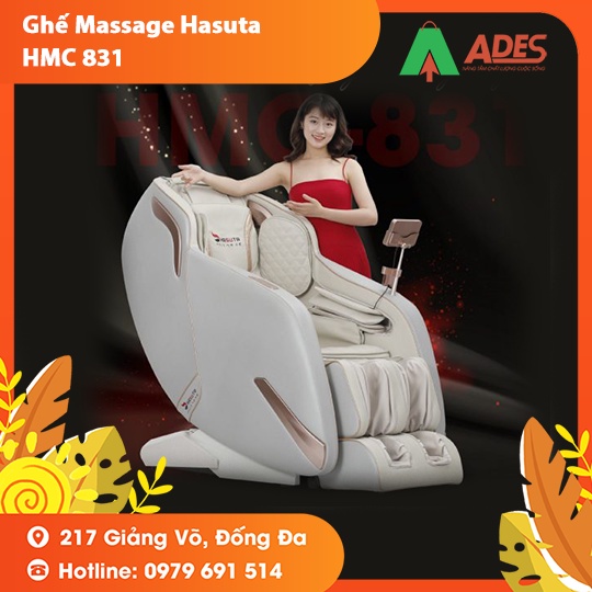 Ghế Massage Hasuta HMC 831 - Bảo hành Chính hãng