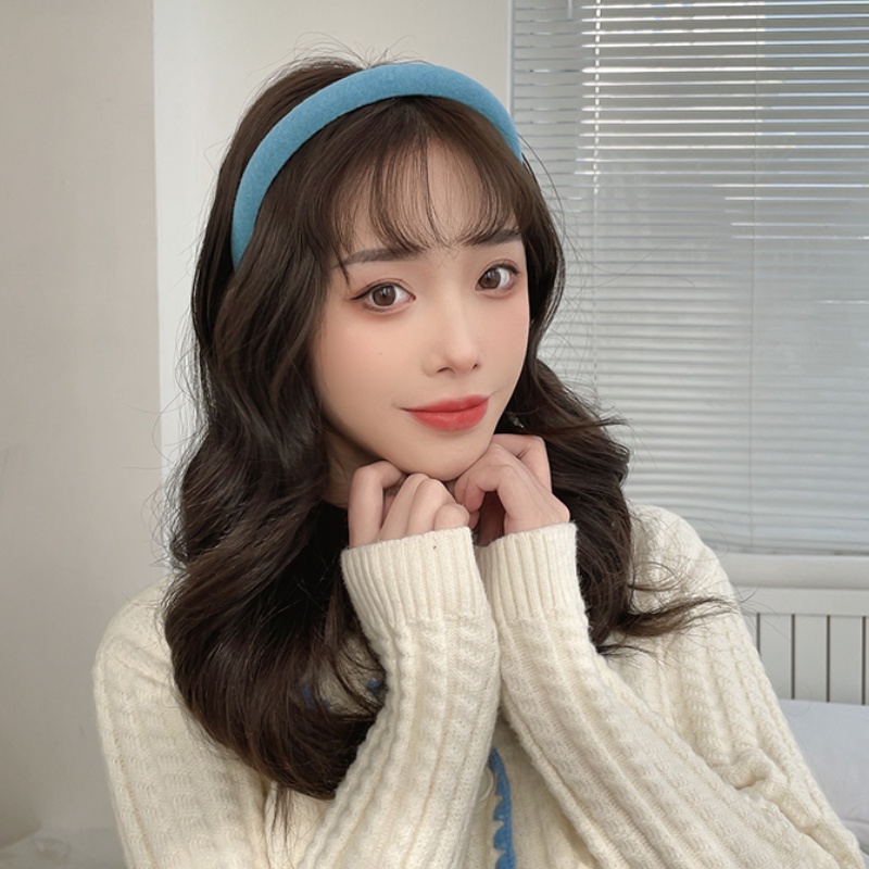 Băng Đô Cài Tóc Bằng Xốp Phong Cách Hàn Quốc Dễ Thương