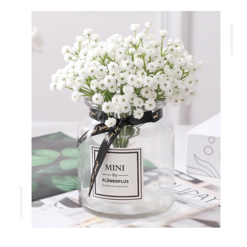Cành hoa bibi - hoa vải cao cấp - Bibi cành thấp - XIN