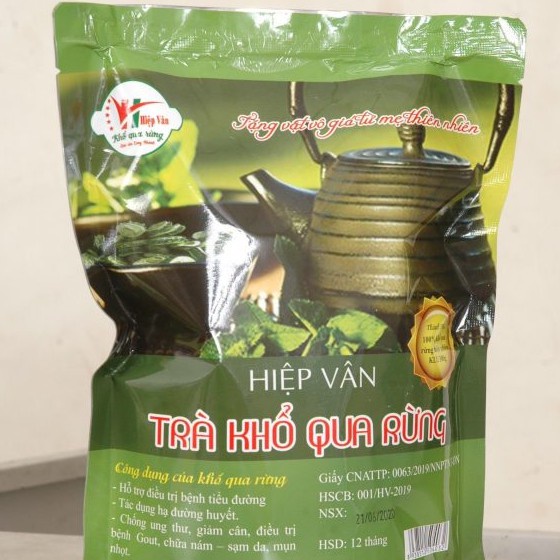 Trà khổ qua rừng Hiệp Vân có công dụng giúp hỗ trợ điều trị bệnh tiểu đường và hỗ trợ giúp hạ đường huyết