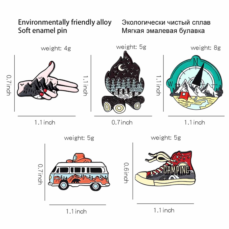 Attract Ghim Cài Áo Hình La Bàn Độc Đáo