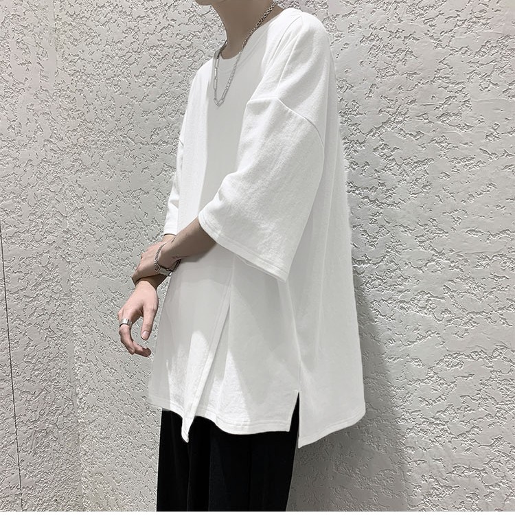 Áo Phông/Thun Tay Lỡ Nam Nữ Leaf.house Form Dáng Rộng Outfit Unisex Chất Cotton Bigsize 80Kg