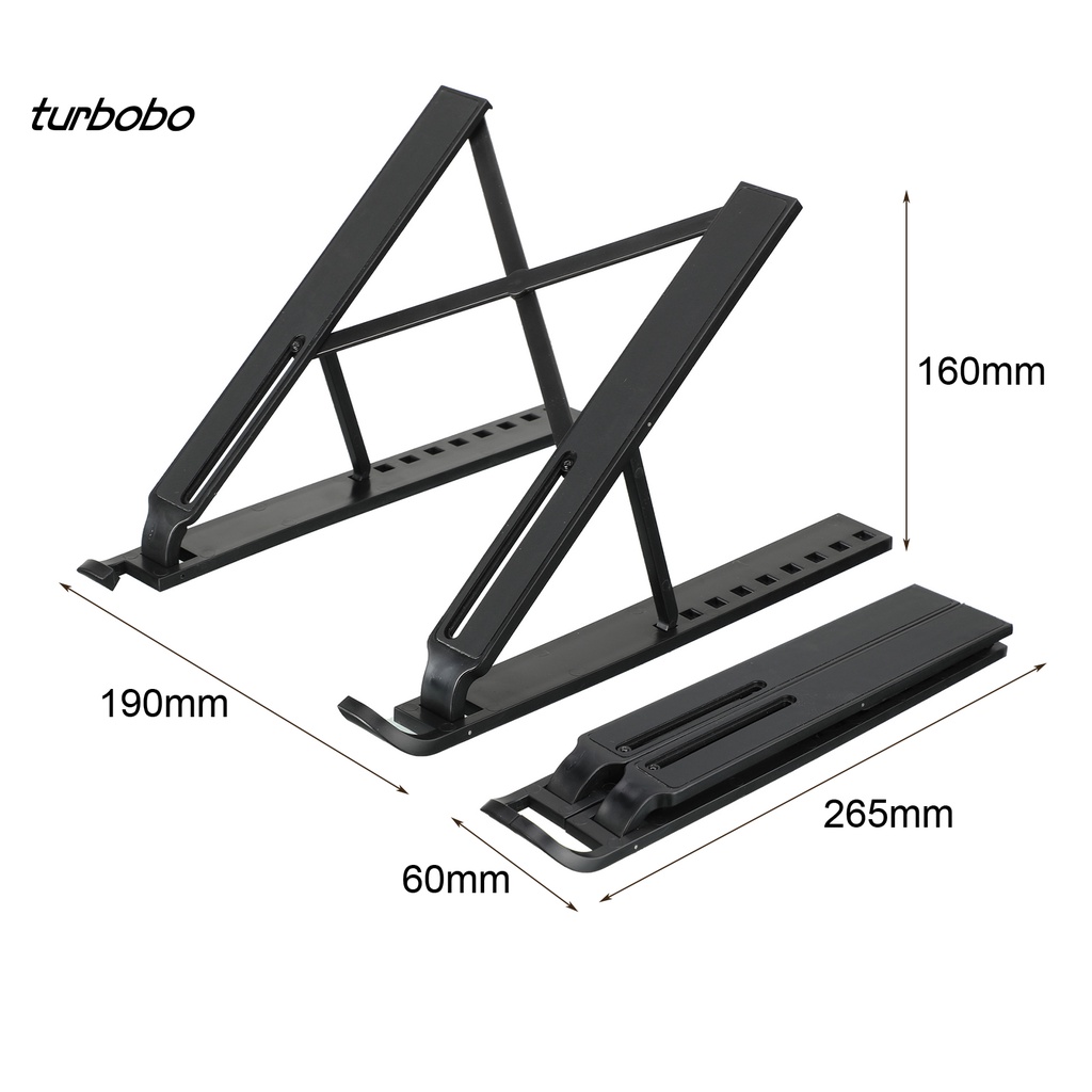 Giá đỡ laptop turbo thiết kế rỗng thoải mái để bàn