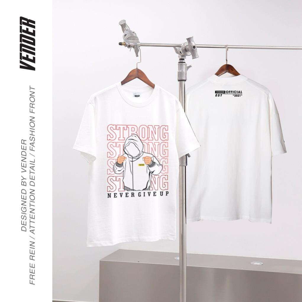 Áo thun STRONG cotton oversize.