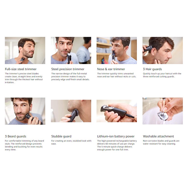 Tông Đơ Philips Norelco Multigroom 3000 MG3750 - Tông đơ đa năng