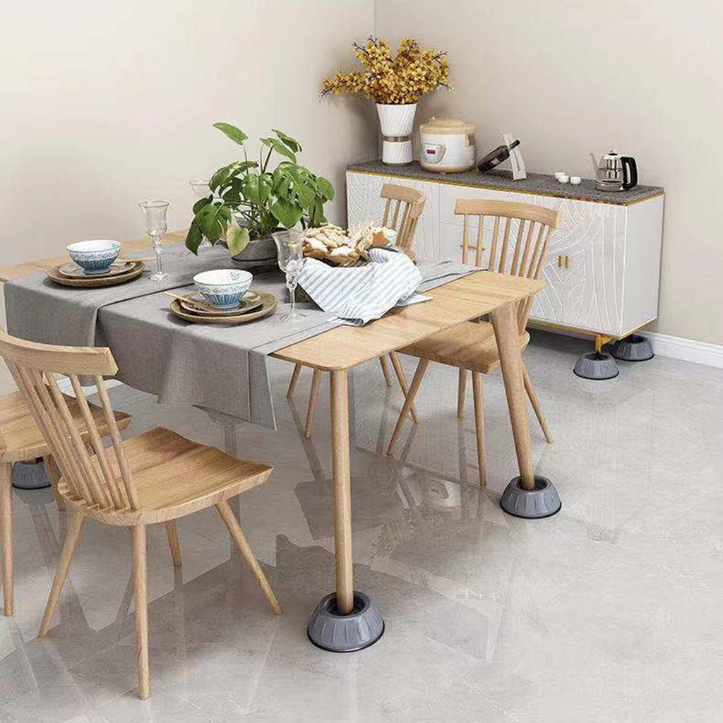Bộ 4 Miếng Đệm Cao Su Cố Định Chân Máy Giặt / Tủ Lạnh Chống Sốc / Chống Trượt