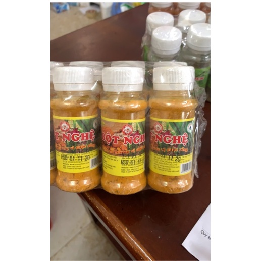Bột Nghệ/Bột Tiêu Đen/Bột Ớt Hiệu Huy Tuấn Lọ 36g