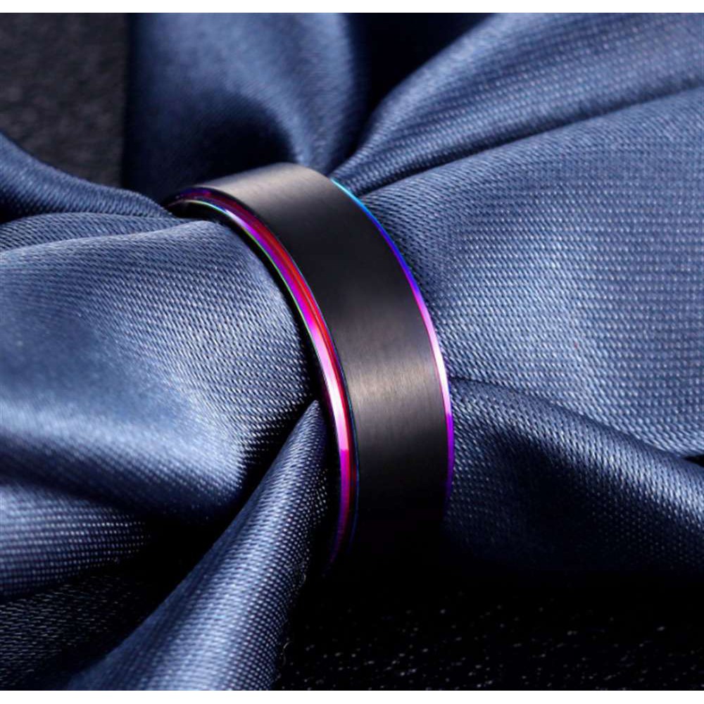 Nhẫn Thép Titan Nhiều Màu Sắc Cho Nam Và Nữ so112