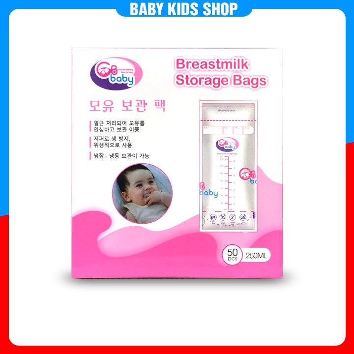 Túi Trữ Sữa GB Baby Hàn Quốc 50 Túi