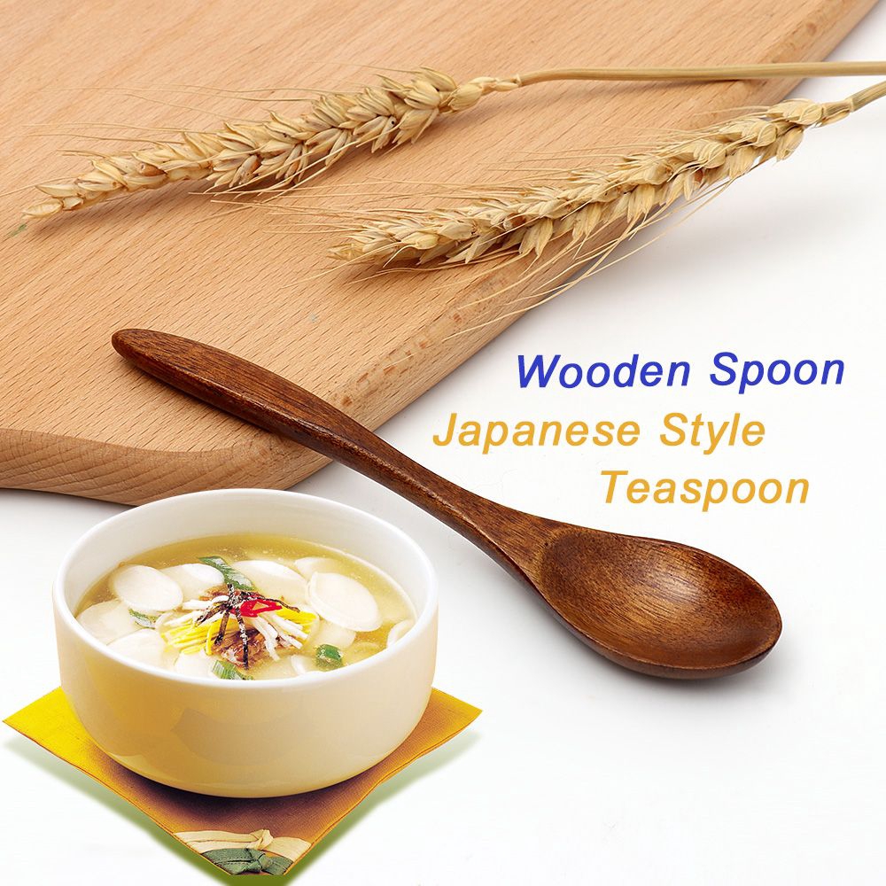 FAY Coffee Dining Tableware Soup Bamboo Wooden Spoon