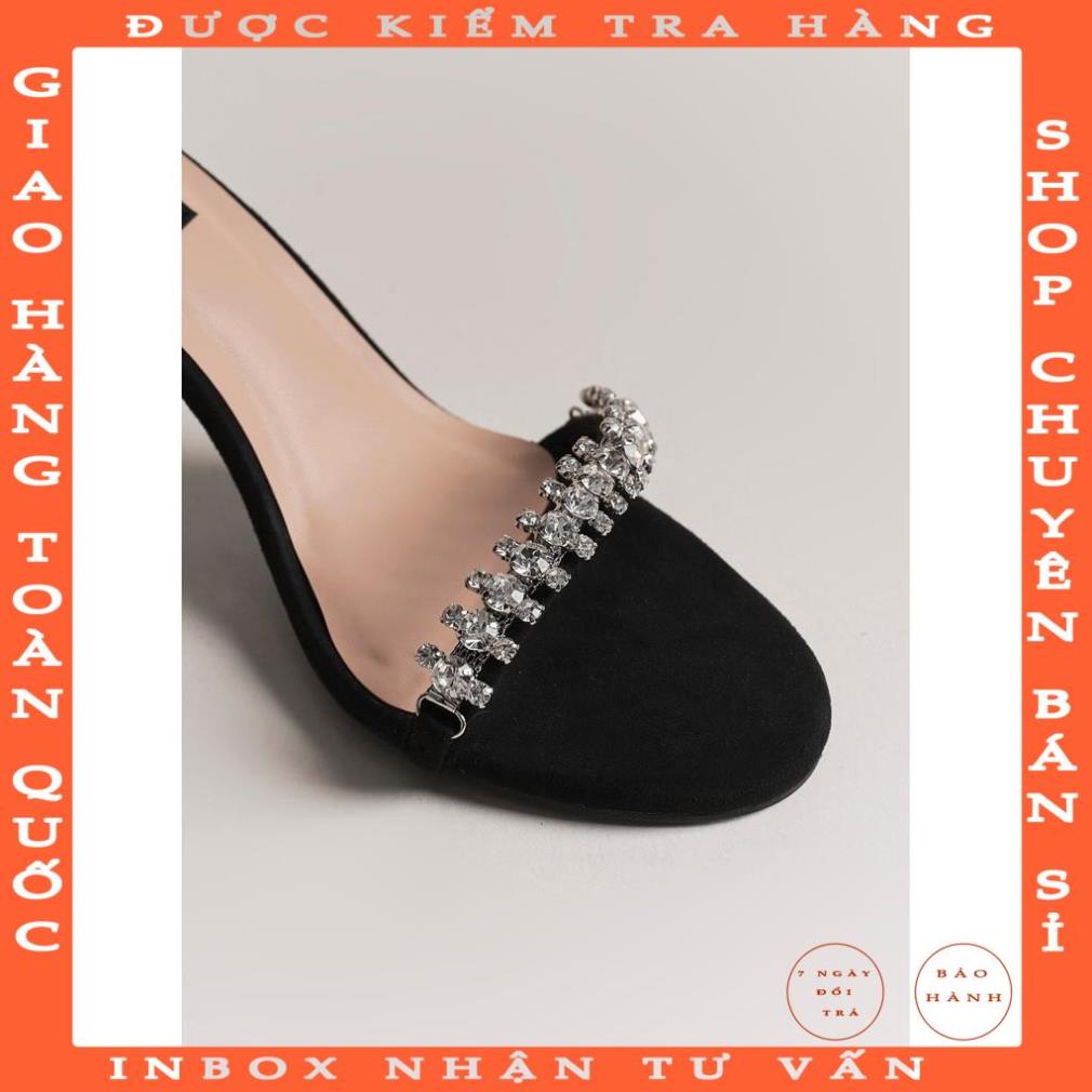 Giày cao gót nữ Floralpunk Diana Heels 9cm màu đen - thainguyenshop