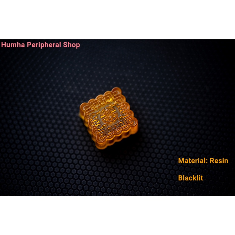 Artisan keycap Hộp Đựng Chìa Khóa Cơ Khí Resin Thủ Công Hình Bánh Trung Thu Đáng Yêu Tùy Chỉnh ESC keycap