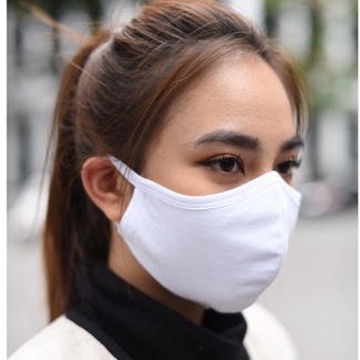 Khẩu trang vải kháng khuẩn 2 lớp chất liệu mềm mại thoáng khí hàng loại đẹp