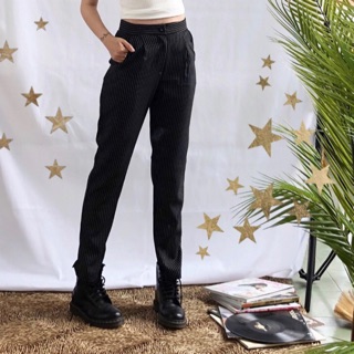 Usthebasic - Quần tây Stripe Pants