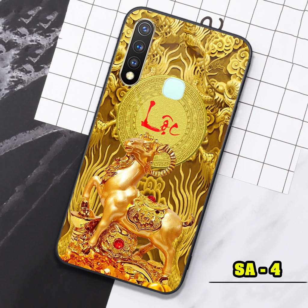 Ốp lưng kính cường lực in 3D dành cho điện thoại Vivo Y19 - Y20s - Y20s - Y12s -Y30 - Y50 in hình 12 con giáp sắc nét