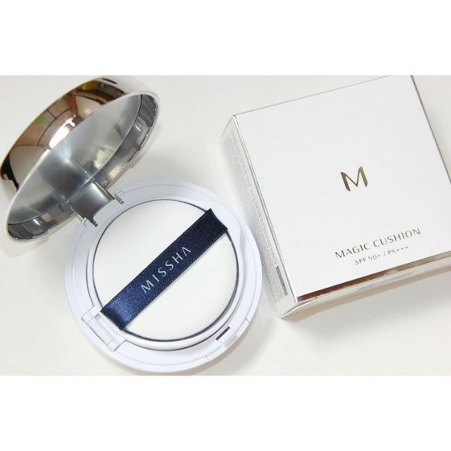 Phấn nước Missha M Magic Cushion SPF 50+ PA+++,cushion missha che khuyết điểm vượt trội,kiềm dầu tốt,độ chống nắng cao