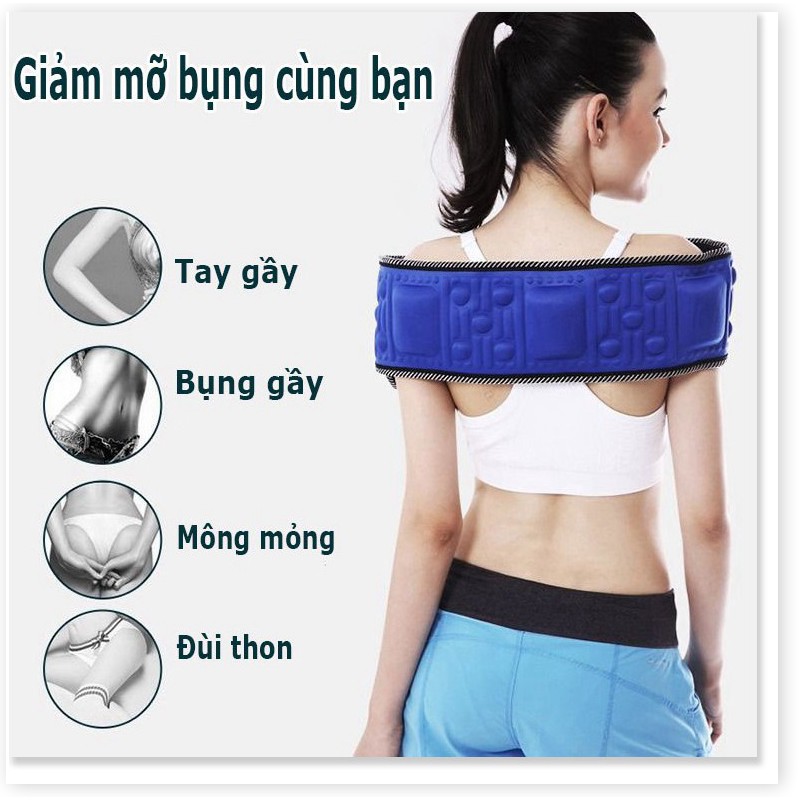 Đai massage bụng, Giảm Mỡ Bụng, Mát Sa Bụng, Giảm Mỡ Toàn Thân Mua Ngay Đai Masage X5 Cao Cấp