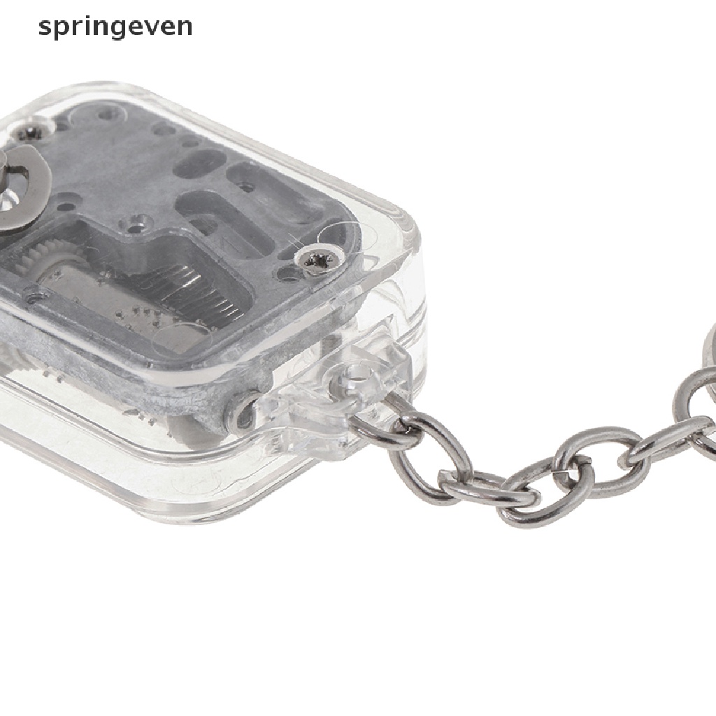 1 Hộp Nhạc Bằng Kim Loại Có Móc Khóa DIY