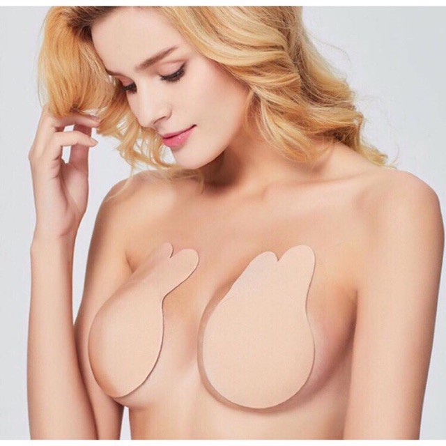 [Ảnh thật] [Có sẵn] 2 Miếng Dán Ngực Silicon Chống Chảy Xệ Hình Tai Thỏ | BigBuy360 - bigbuy360.vn