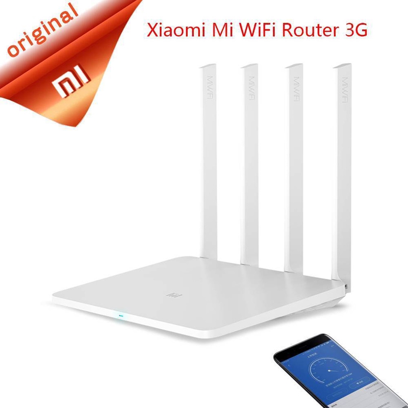 Route wifi Xiaomi Router 3G 1167Mbps hai băng tần 2.4G/5GHz bộ nhớ 128MB ROM 256MB hỗ trợ App điều khiển kèm phụ kiện