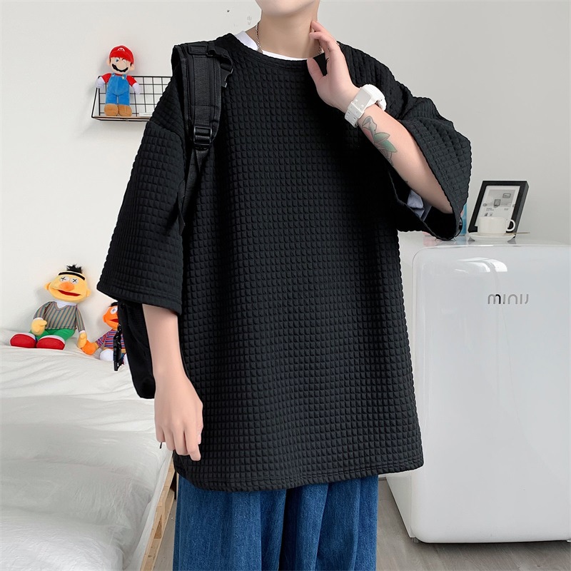 Áo Thun Nam Tay Lửng Màu Sắc Thời Trang