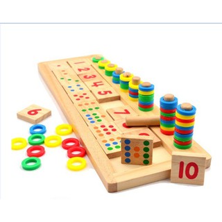 Đồ Chơi Giáo Dục - Bảng Số Montessori Cho Bé