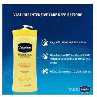 SỮA DƯỠNG THỂ VASELINE INTENSIVE CARE DEEP RESTORE