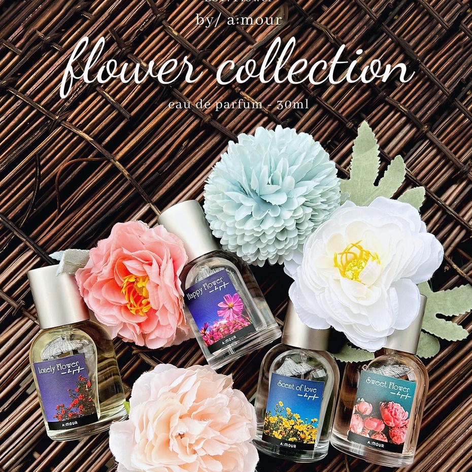 [Amour Scent Of Love] Nước Hoa Nữ Nguyên Liệu Nhập Pháp Hương Thơm Ngọt Dịu, Nhẹ Nhàng 30ml - Dạng Xịt