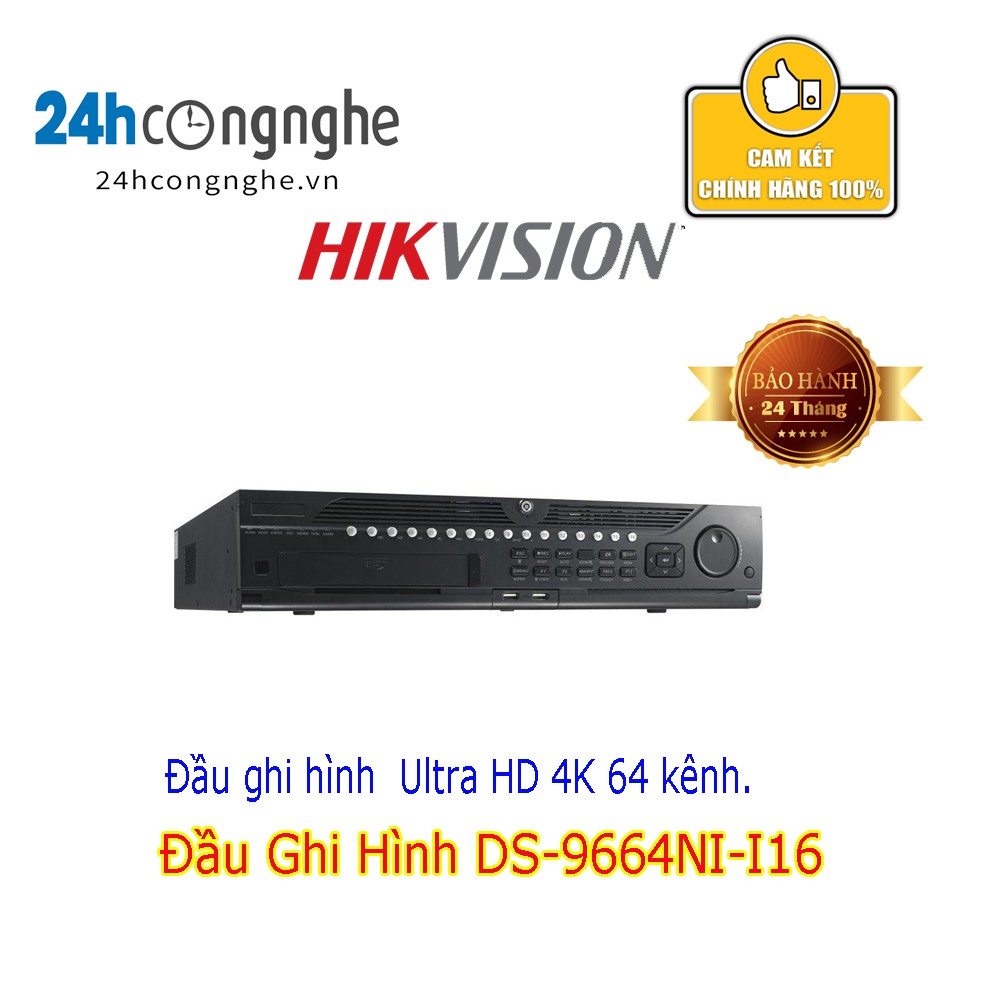 ĐẦU GHI HÌNH IP 64 KÊNH HIKVISION DS-9664NI-I16