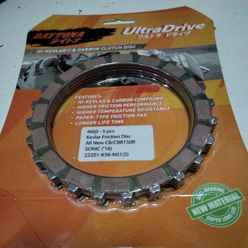 Đĩa Ly Hợp Chất Lượng Cao Cho Cb150r Cb150r Cb 150r Sonic Gtr led 150 Kevlar K56