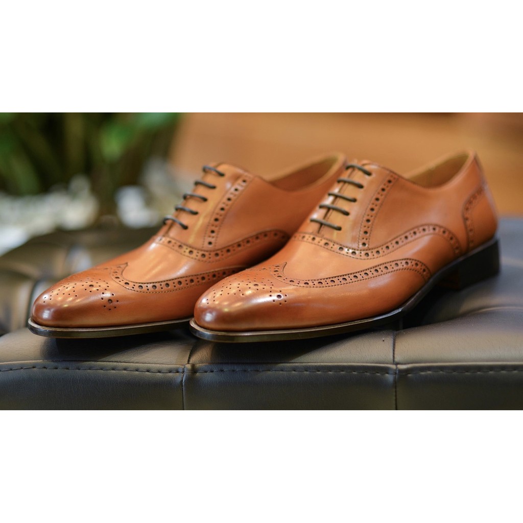 Giày Oxford Wingtip Full Brogues