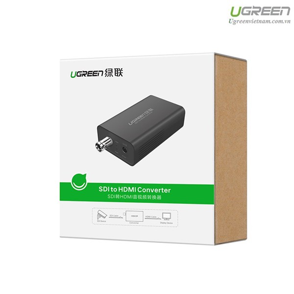 Bộ Chuyển Đổi 3G/SDI To HDMI  Cho Camera Hỗ Trợ 1080P - UGREEN 40965