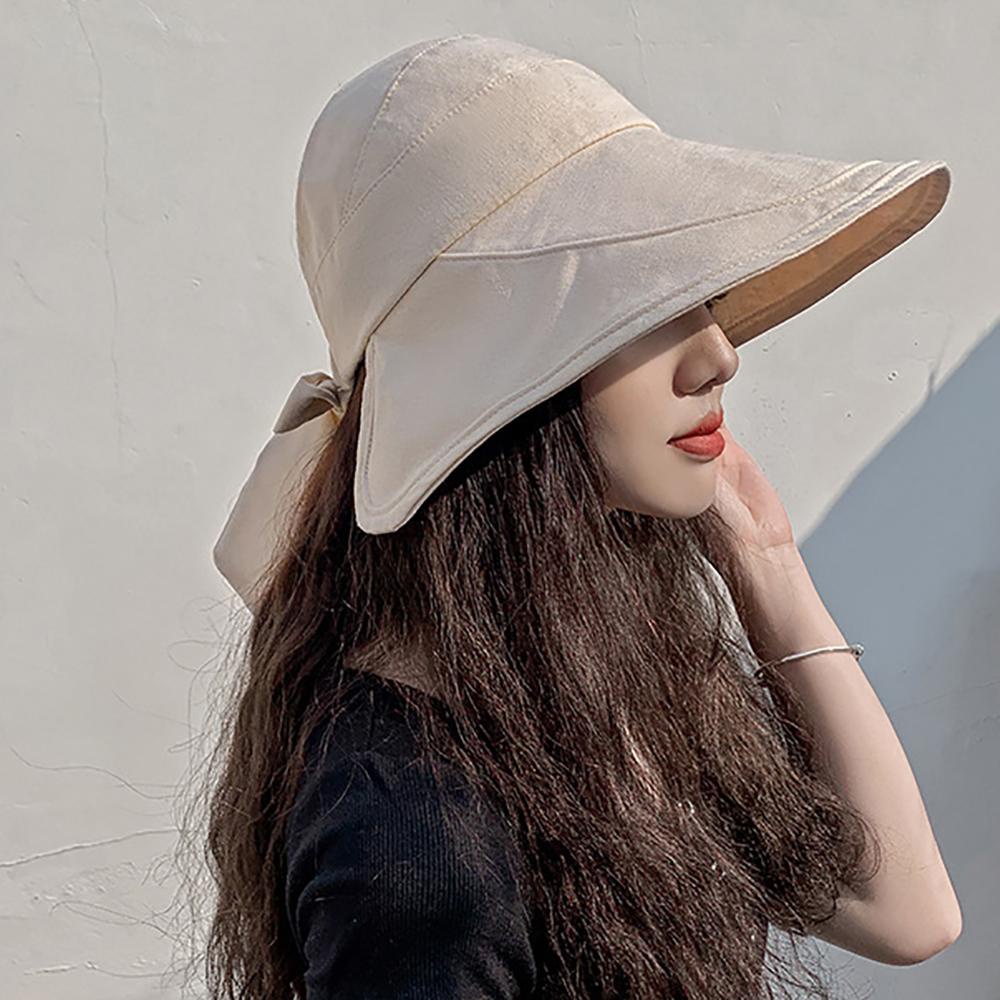Mũ Tai Bèo Che Nắng Gấp Gọn Điều Chỉnh Được Thời Trang Đi Biển Cho Nữ