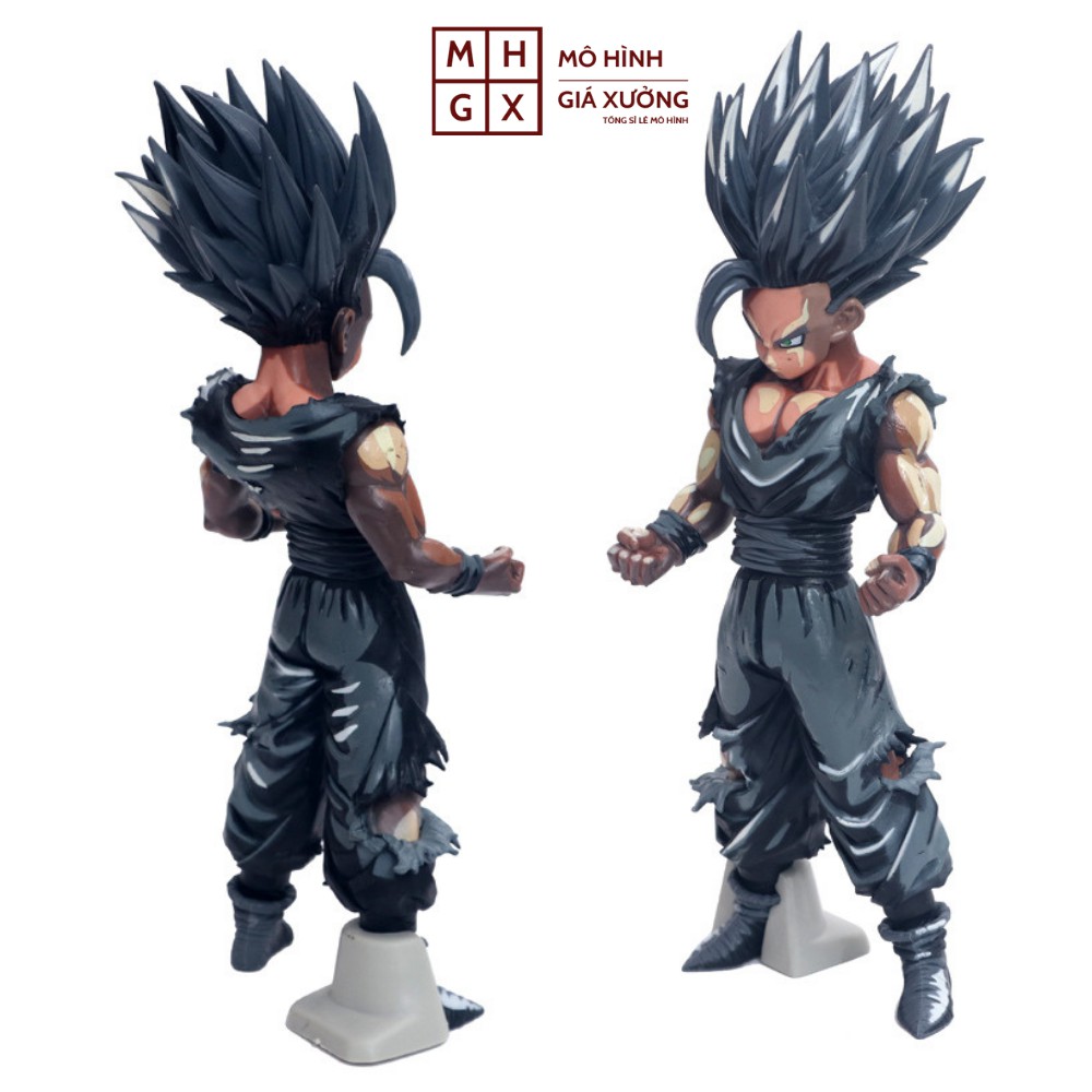 Mô hình Dragon Ball SonGoHan super saiyan bản 2D siêu đẹp có 2 màu tóc cao 22cm - mô hình figure 7 viên ngọc rồng