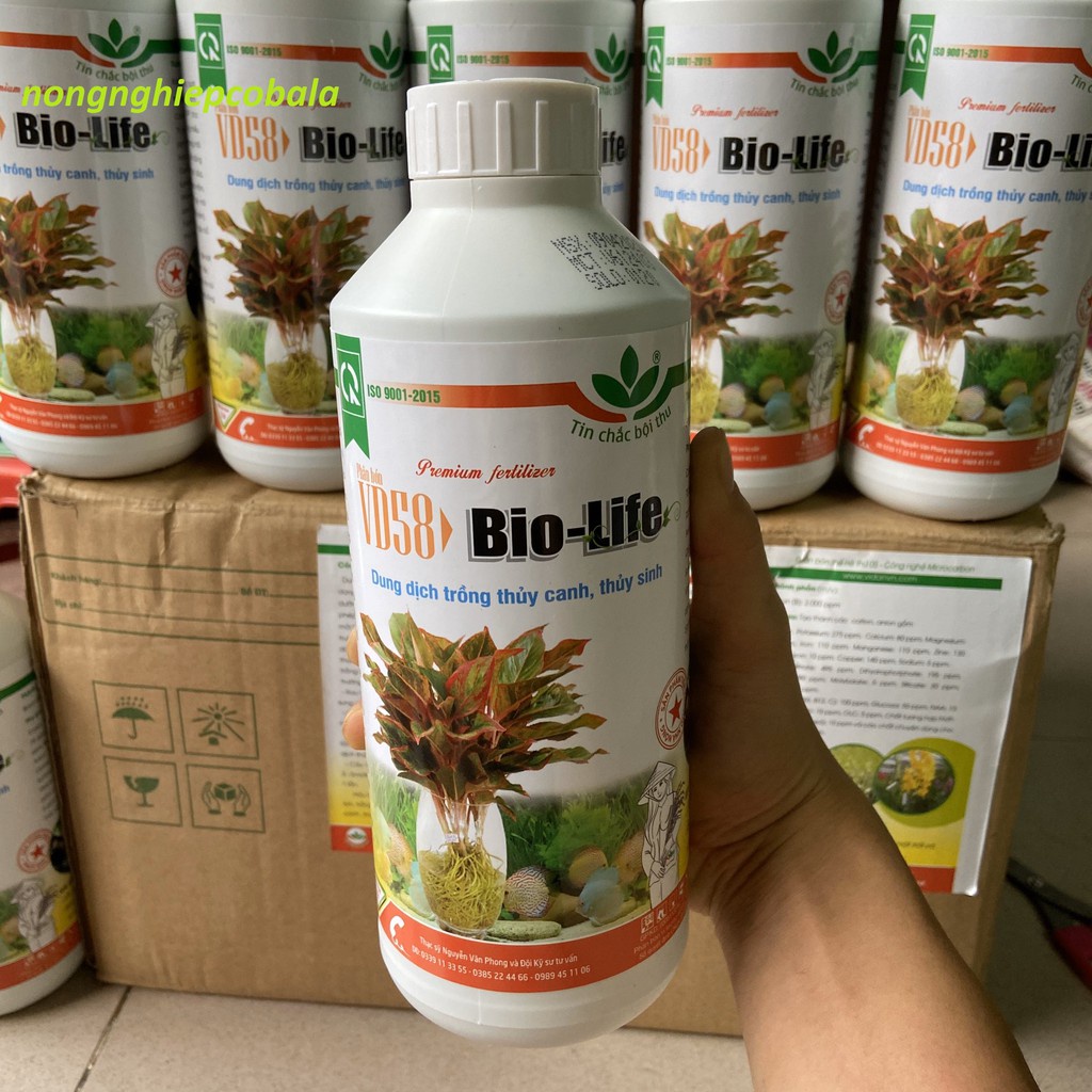 [Chính hãng] Bio-life chai 1 Lít - Dung dịch thủy canh chuyên trồng cây thủy canh