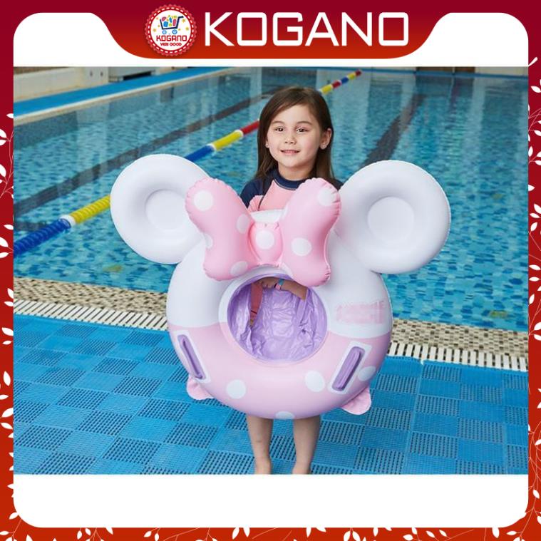Phao Bơi Cho Bé KOGANO Phao Bơi Trẻ Em Xỏ Chân Chống Lật An Toàn Bơi Lội Họa Tiết Mickey SS-001188