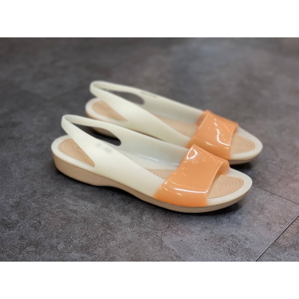 Giày Sandal Nữ Colorblock Flat Women'S Chính Hãng, Size 35 36 37 38 39 - Sấu Vui Vẻ