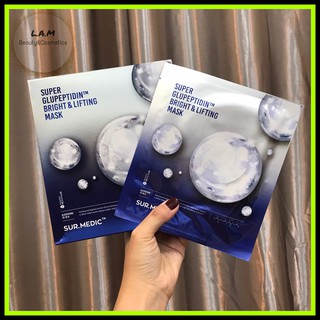 Mặt nạ thạch sur medic glupeptidin bright & lifting mask