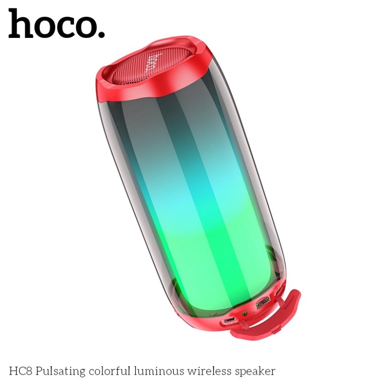 Loa hoco HC8 LED 360,hàng chính hãng bảo hành 12 tháng - Loa Bluetooth |  DienMayHoangNgan.com