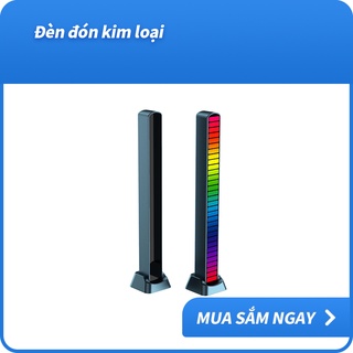 Thanh Đèn LED RGB Ánh Sáng Màu Nhấp Nháy Theo Nhạc Điều Khiển Bằng Giọng Nói 32 Bit
