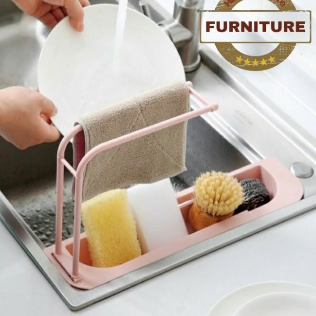 Giá Đựng Mút Rửa Chén Gắn Bồn Rửa Tiện Dụng