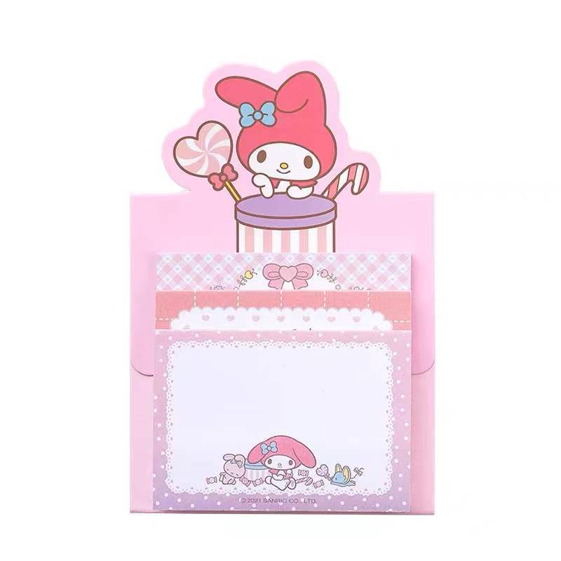 SANRIO Sổ Tay Ghi Chú Họa Tiết Hoạt Hình Dễ Thương Phong Cách Nhật Bản note