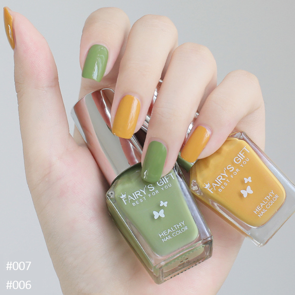 [Hàng mới về] Sơn móng tay màu thời trang nhanh khô tôn da