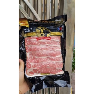 ( Ship hoả tốc Hà Nội) Ba chỉ bò mỹ lẩu nướng ( khay 500gr)
