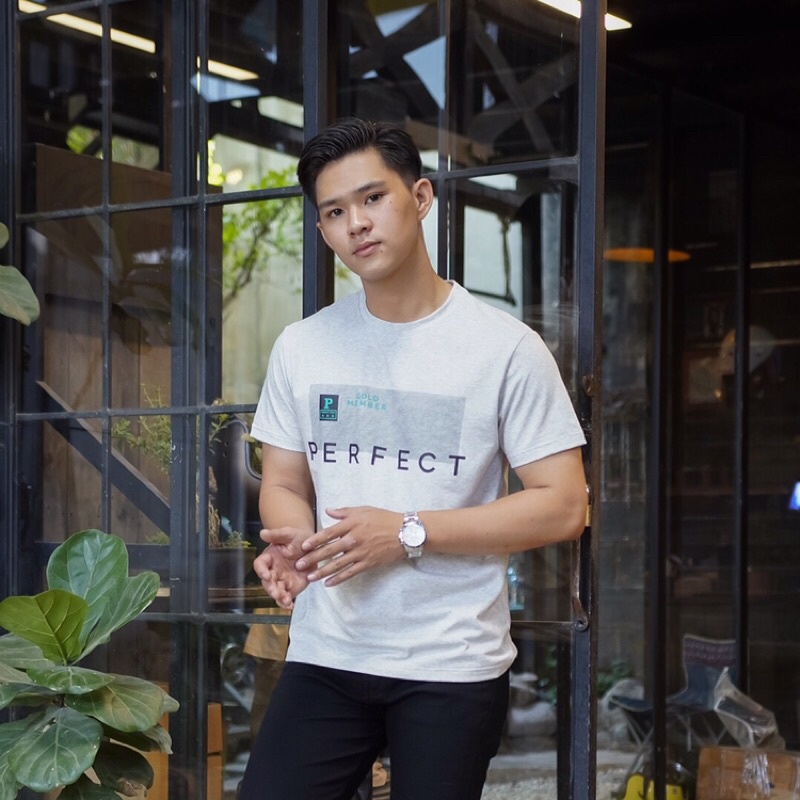 Áo thun nam cổ tròn PERFECT chất cotton mịn đẹp ASTD155