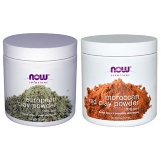 Bột mặt nạ đất sét NOW CLAY POWDER 170g
