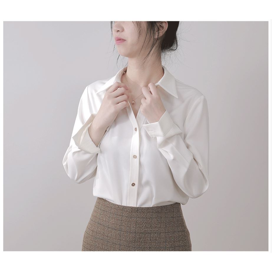 Áo sơ mi trắng công sở cực đẹp