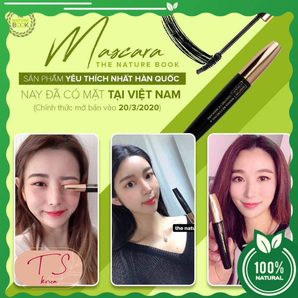 Mascara Chống Nước The Nature Book - Hàng chính hãng